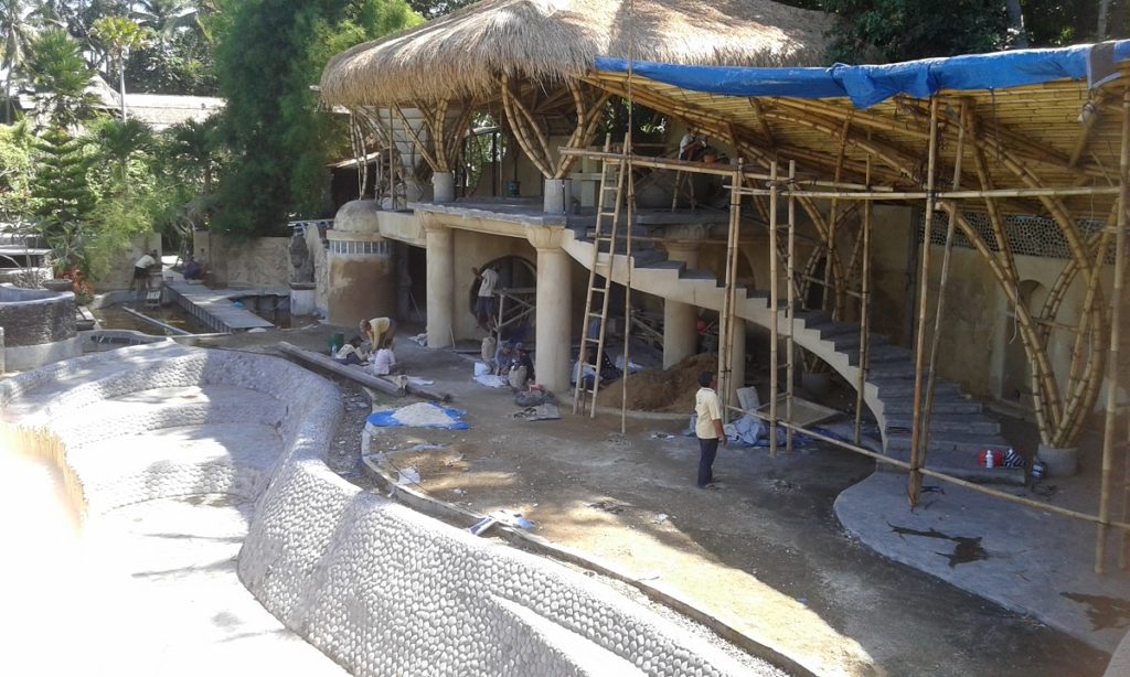 Akasha Restaurant under construction